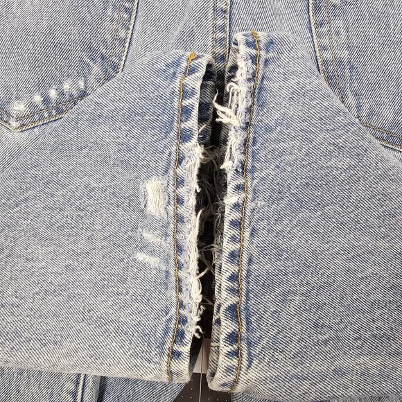 Abercrombie Fitch Jeans 33x32 90s Loose Fit Faded Distressed Grunge Relaxed Y2K - Picture 13 of 16